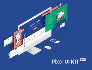 1000个独特的组件，25个示例页面，Gulp，BrowserSync，Sass，Pixel PRO  - 高级Bootstrap 4 UI Kit