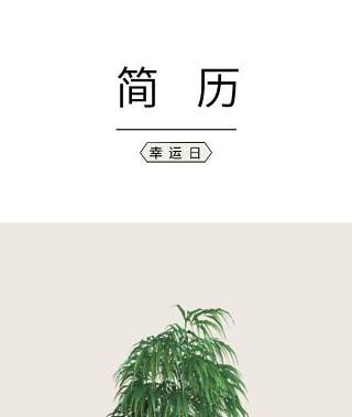 艺术设计师个人求职WORD简历模板11