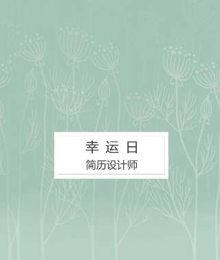 艺术设计师个人求职WORD简历模板08