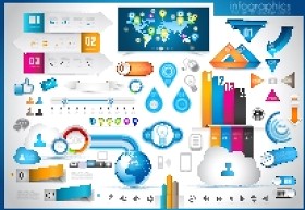 现代设计模板信息图表1106