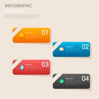 信息图形工作流布局图编号选项Web设计元素40