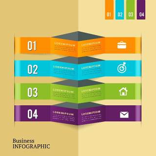 信息图形业务概念平面设计矢量29（14）