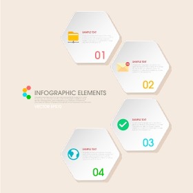 信息图形工作流布局图编号选项Web设计元素18