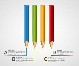 彩色信息图形设计元素15
