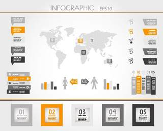 信息图形和设计元素1003
