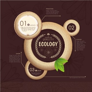 生态信息图模板307