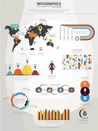 信息图形设计元素09