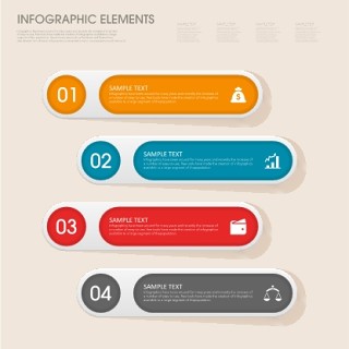 信息图形工作流布局图编号选项Web设计元素28