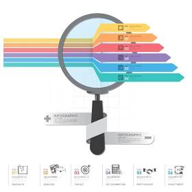 商业信息图表元素09
