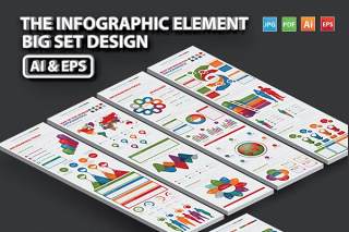 信息图表可编辑元素模板 Infographics Elements Template