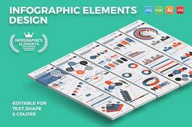 信息图表设计元素 Infographics