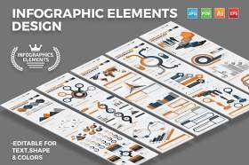 信息图形平面展示设计 Infographics Design