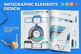 商业信息图表元素集 Infographics