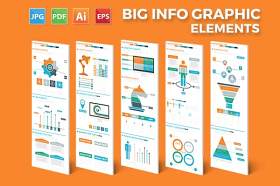 商业商务信息图表图形元素Business Infographics Elements