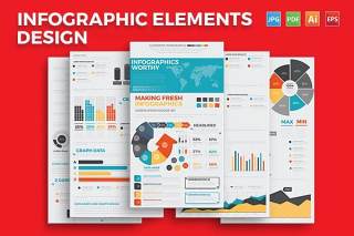 大信息图形模板设计Big Infographics Template Design