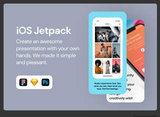 手机UI界面模板iOS Jetpack 2