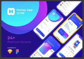 货币应用程序用户界面工具包Money App UI Kit