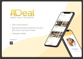 交易地点电子商务用户界面工具包Adeal - Deal Location Ecommerce UI Kits