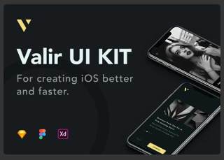 移动用户界面工具包Valir Mobile UI KIT