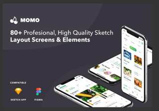用户界面素材模板MOMO UI Kit