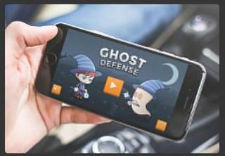 幽灵防御游戏包插画素材Ghost Defense Game Kit