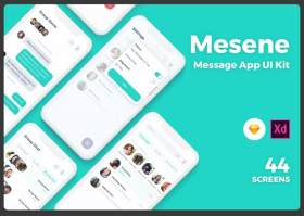 消息用户界面工具包移动应用程序Mesene- Message Ui Kit Mobile App