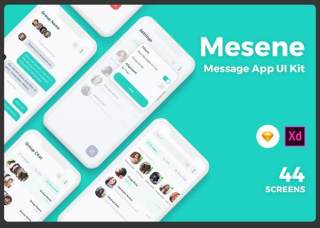 消息用户界面工具包移动应用程序Mesene- Message Ui Kit Mobile App