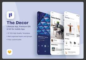装饰、生活方式应用程序The Decor, Lifestyle App