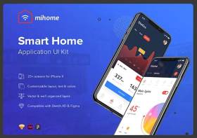 智能家居用户界面套件Mi Home - Smart Home UI Kit