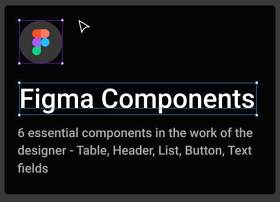Figma组件元素Figma Components