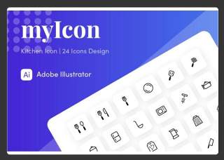 厨房图标素材Kitchen Icon myIcon