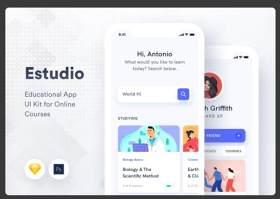 移动应用程序用户界面工具包Estudio Mobile App UI Kit