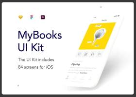 我的书阅读应用程序UI工具包MyBooks Reading App UI Kit