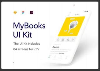 我的书阅读应用程序UI工具包MyBooks Reading App UI Kit