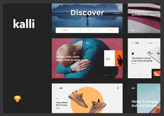 用户界面UI模板Kalli UI Kit