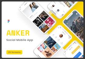 社交用户界面工具包Anker Social UI Kit