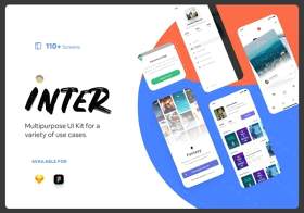 移动应用程序界面工具包Inter Mobile App UI Kit