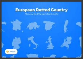欧洲网络点线星罗棋布的国家European Dotted Country