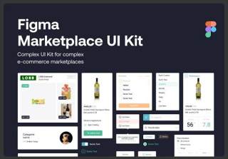 用户界面工具包Figma Marketplace UI Kit