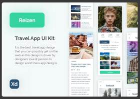旅行用户界面工具包Reizen - Travel UI Kit