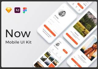 现在移动用户界面工具包Now Mobile UI Kit