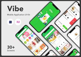 移动应用程序UI工具包Vibe - Mobile Application UI Kit
