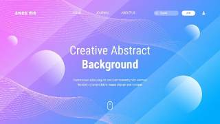 紫蓝色创意网站抽象背景UI界面网页素材PSD模板ADL Abstract Background v3.9