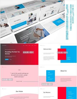 会计财务工作汇报PPT图片排版素材Accountancy Powerpoint Template