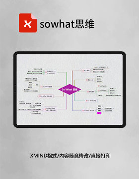 思维导图so what思维XMind模板