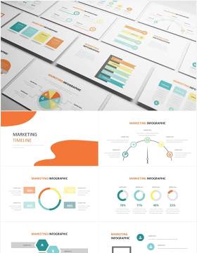 商务营销信息图PPT素材Marketing Infographic Powerpoint Template