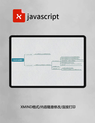 思维导图javascriptXMind模板