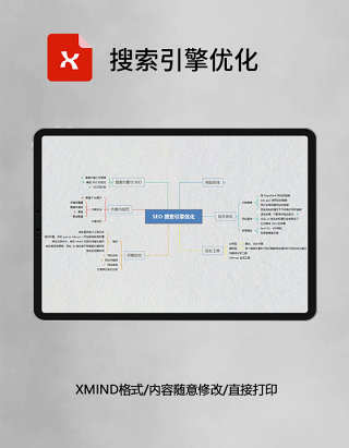 思维导图搜索引擎优化XMind模板