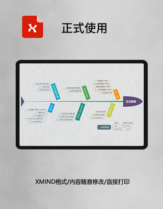 思维导图正式使用XMind模板