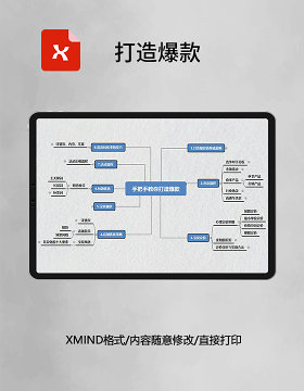 思维导图打造爆款XMind模板